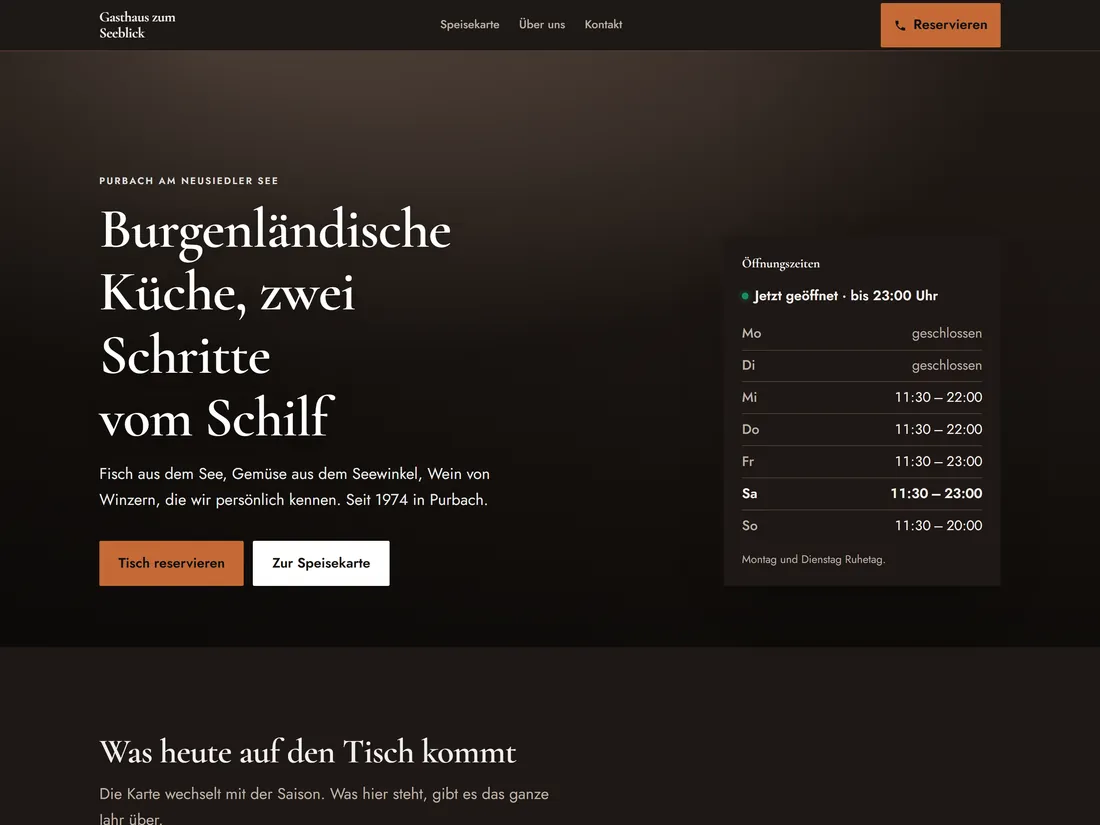 Startseite von Gasthaus zum Seeblick